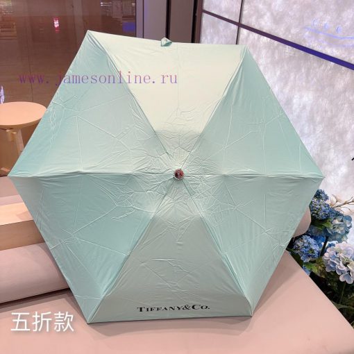 Tiffany Mini Small Size Solid Color Five Fold Hand Foldable Sunny Umbrella, New and Popular,mxshz7y4 - Image 8