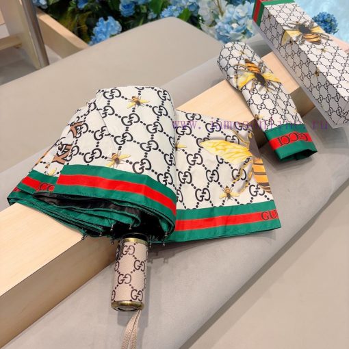GUCCIGucci Bee Triple Fold Automatic Folding Sunny Umbrella, Sunny Sunshade, Rainy Sunshade,uni2h8v4 - Image 4