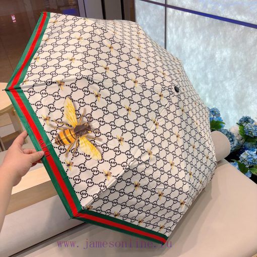 GUCCIGucci Bee Triple Fold Automatic Folding Sunny Umbrella, Sunny Sunshade, Rainy Sunshade,uni2h8v4 - Image 9