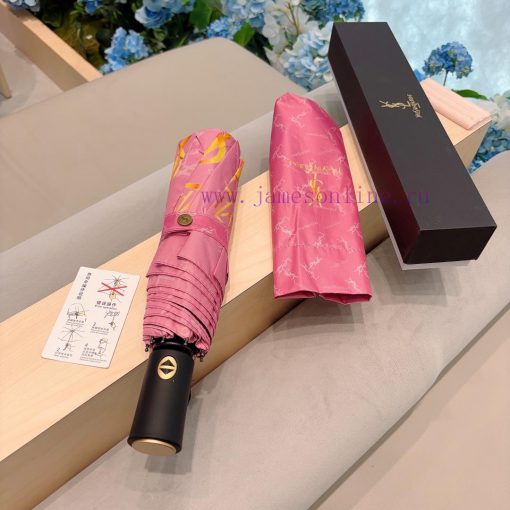 YSL Yves Saint Laurent's three fold fully automatic folding umbrella has a super feminine nefjrut4cr - Image 2