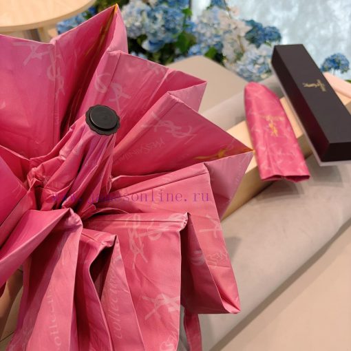 YSL Yves Saint Laurent's three fold fully automatic folding umbrella has a super feminine nefjrut4cr - Image 7