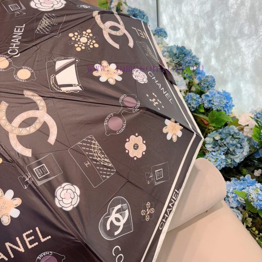 CHANEL Accessories Triple Fold Automatic Folding Umbrella Made from Taiwan Imported UV Protem9pcsw6p - Image 10