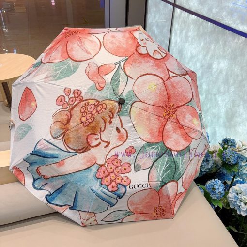 GUCCIGucci's new three fold automatic folding sunny umbrella provides shade on sunny days anawjl8y36 - Image 7