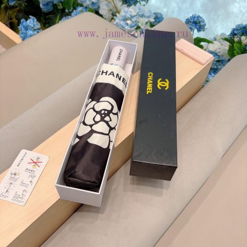 CHANEL's three fold automatic folding umbrella is made of Taiwan imported UV resistant umbreht402maz - Image 2