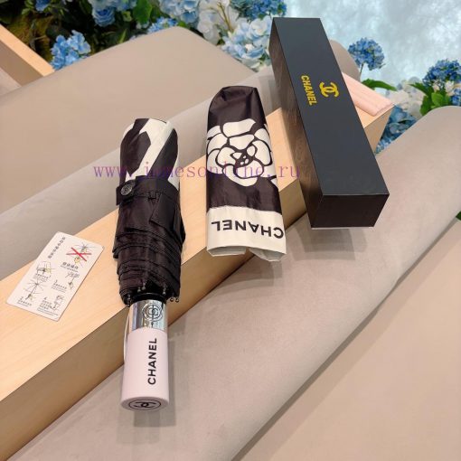 CHANEL's three fold automatic folding umbrella is made of Taiwan imported UV resistant umbreht402maz - Image 3