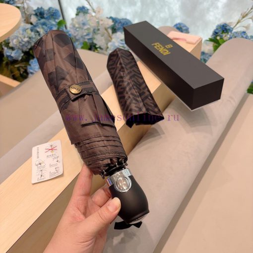 FENDI printed three fold automatic folding umbrella, the latest hot item of 2023, with OEM grajrje5a - Image 4