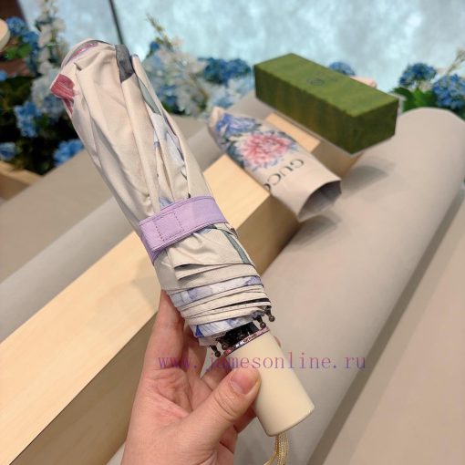 GUCCIGucci2024 New Three Fold Hand Foldable Sunny Umbrella with Sunny Sunshade and Rainy Sunp8dfqplc - Image 3