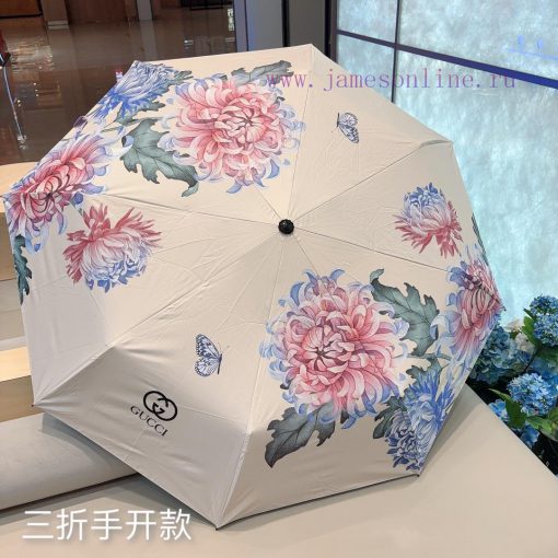GUCCIGucci2024 New Three Fold Hand Foldable Sunny Umbrella with Sunny Sunshade and Rainy Sunp8dfqplc - Image 9