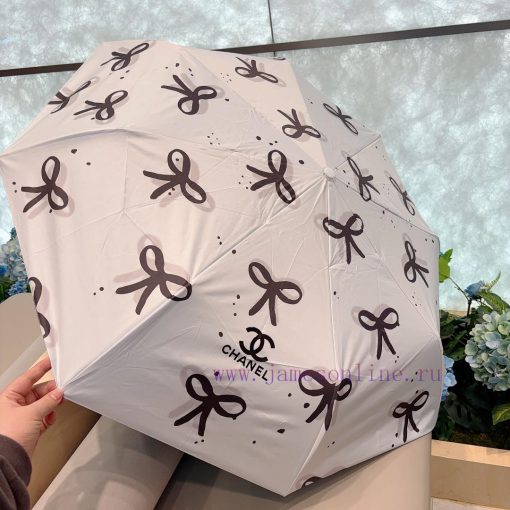 CHANEL Classic Returns with Three Fold Automatic Folding Umbrella, Featuring an Elegant and vrd1k26j - Image 10
