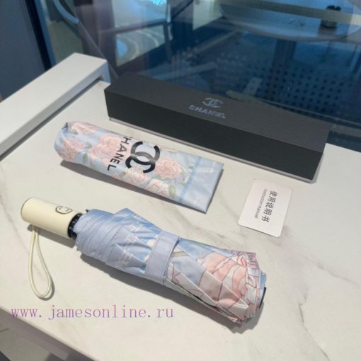 CHANEL's new triple fold automatic folding umbrella with rose pattern is selling well, usingen42jy4n - Image 8