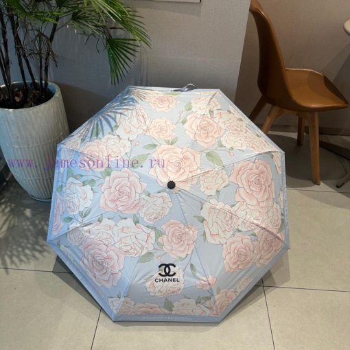 CHANEL's new triple fold automatic folding umbrella with rose pattern is selling well, usingen42jy4n - Image 10
