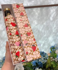 Coach Coach Strawberry Triple Fold Automatic Folding Sunny Umbrella, Sunny Sunshade, Rainy Sol7lgmbi