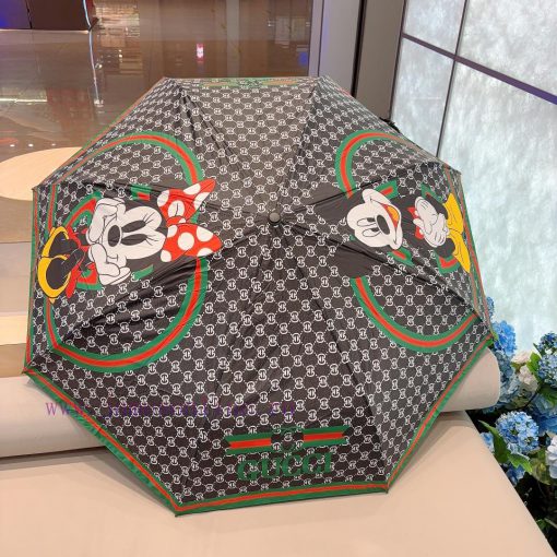 GUCCIGucci Mickey three fold automatic folding umbrella for sunny and rainy days, with OEM qtwdstrot - Image 8