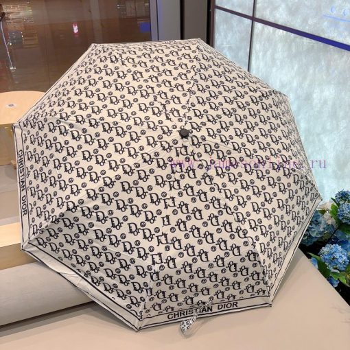 DIOR Dior Triple Fold Automatic Folding Umbrella Fashion OEM Quality Exquisite Details Visibjf08hlr6 - Image 9