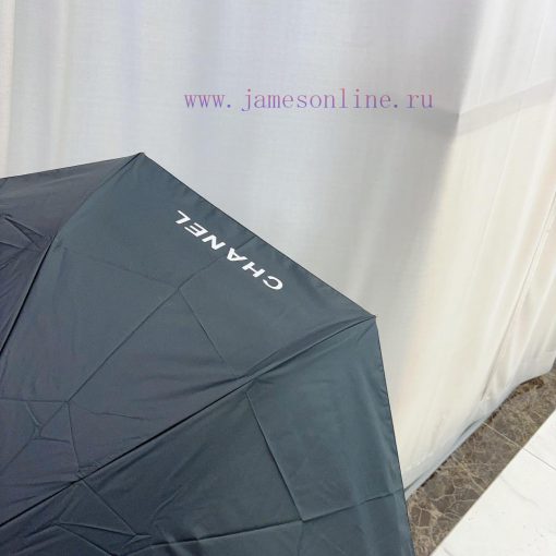 CHANEL metal rose headband, golden noble rose, three fold folding hand opening umbrella, blojd2iltzz - Image 8