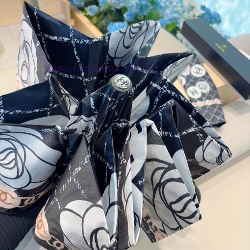 CHANEL Classic Return Three fold Automatic Folding Umbrella with Exquisite Craftsmanship, Fazxin5xo2 - Image 6