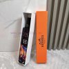 Hermes Colorful 2024 Summer New Fully Automatic Folding UmbrellaBlack coating sunscreen effek00mma9b