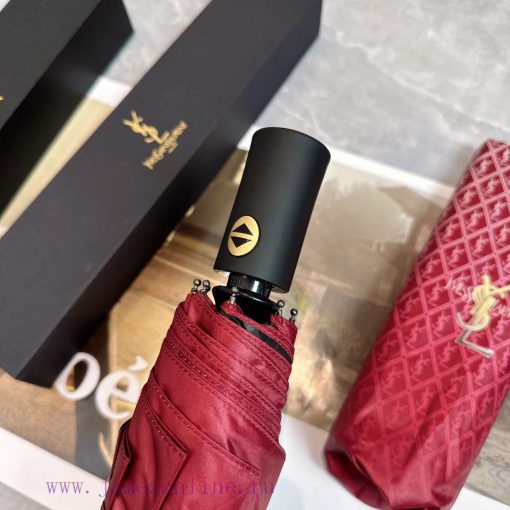 YSL Yves Saint Laurent Gradient 2024 Summer New Fully Automatic Folding Sunny UmbrellaBlack i5max9km - Image 4