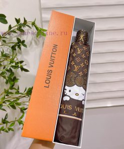 LOUIS VUITTON Louis Vuitton HelloKitty Upgraded Monogram Printed Umbrella The perfect fusionl27q01bl