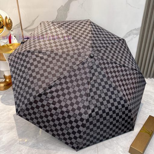 LouVuitton Classic Plaque 2024 Summer New Fully Automatic Folding UmbrellaBlack coating sunsyslf0u0w - Image 9