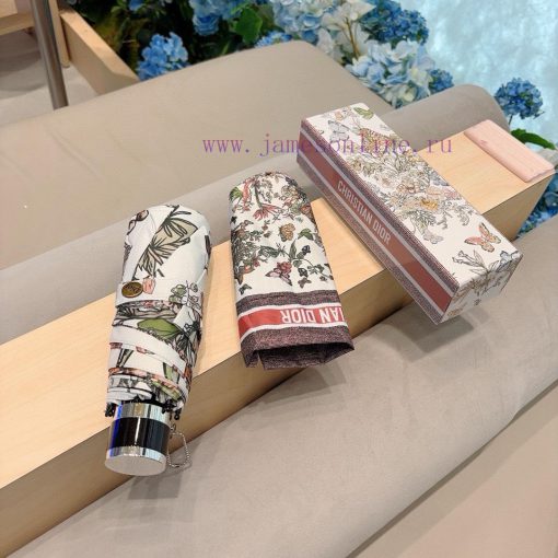 DIOR Butterfly 🦋 50% off hand folding umbrella with ultra light pocket only 18cm, hot sellin49a7d6ez - Image 3
