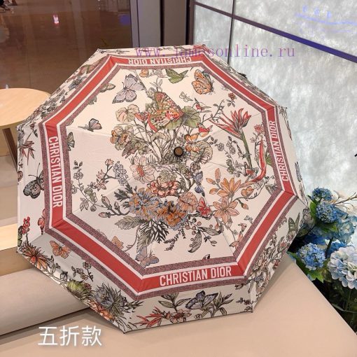DIOR Butterfly 🦋 50% off hand folding umbrella with ultra light pocket only 18cm, hot sellin49a7d6ez - Image 8