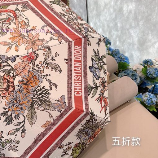 DIOR Butterfly 🦋 50% off hand folding umbrella with ultra light pocket only 18cm, hot sellin49a7d6ez - Image 10