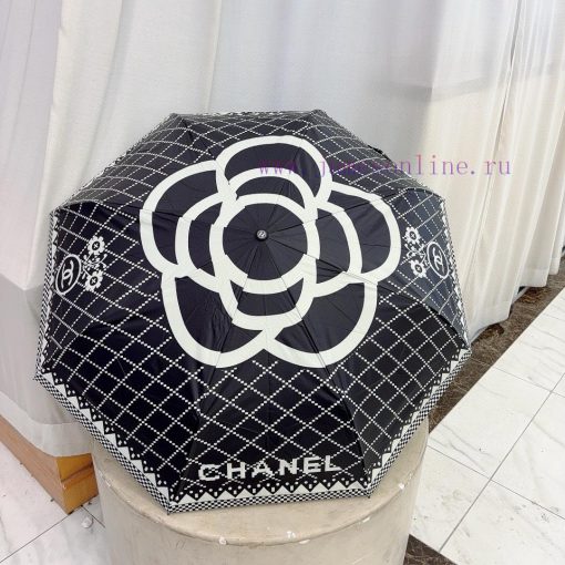 CHANEL's three fold automatic folding umbrella is made of Taiwan imported UV resistant umbreuzwmqmt3 - Image 8