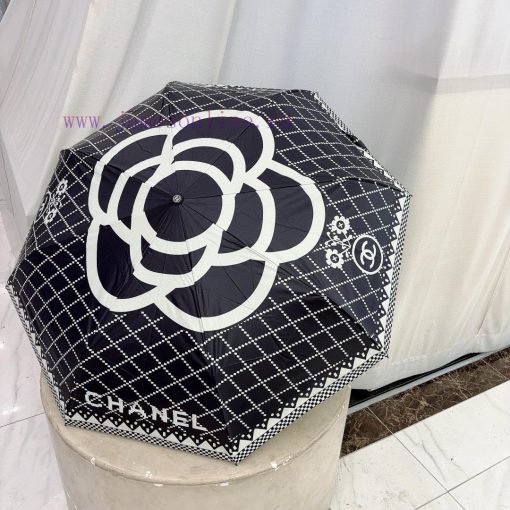 CHANEL's three fold automatic folding umbrella is made of Taiwan imported UV resistant umbreuzwmqmt3 - Image 9