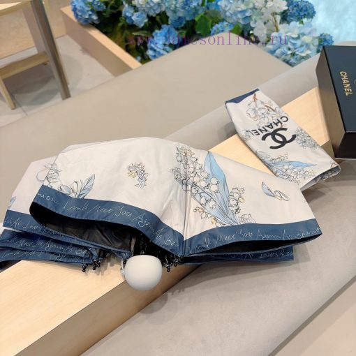 CHANEL's five fold hand folding umbrella is made of UV resistant umbrella fabric imported fry3iq84k4 - Image 7