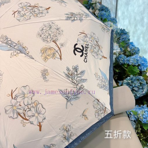CHANEL's five fold hand folding umbrella is made of UV resistant umbrella fabric imported fry3iq84k4 - Image 10