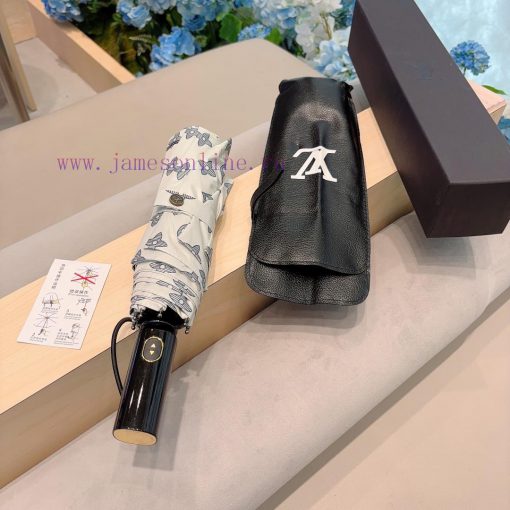 LOUIS VUITTON Louis Vuitton Triple Fold Automatic Folding Sunny Umbrella with New Coating Teks8j3zn4 - Image 3