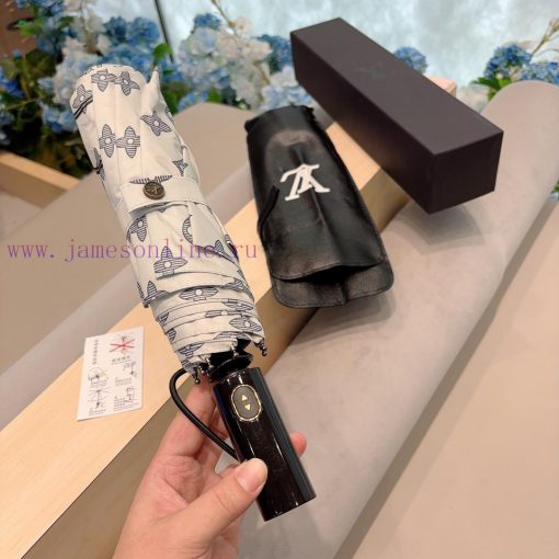 LOUIS VUITTON Louis Vuitton Triple Fold Automatic Folding Sunny Umbrella with New Coating Teks8j3zn4 - Image 4