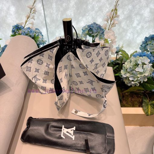 LOUIS VUITTON Louis Vuitton Triple Fold Automatic Folding Sunny Umbrella with New Coating Teks8j3zn4 - Image 7