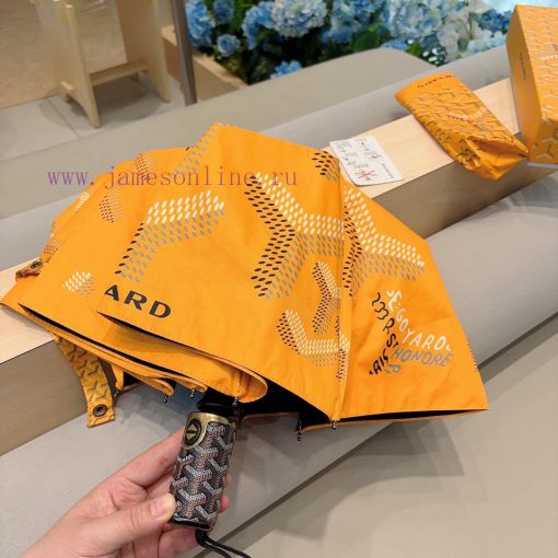 Goyard 24 new version three fold automatic folding umbrella hot selling fashion index chart t7y7oj33 - Image 6