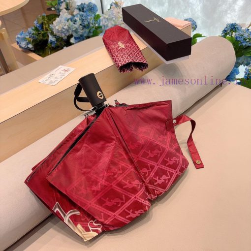 The YSL Yves Saint Laurent gradient triple fold fully automatic folding umbrella has a superdusx26nl - Image 6
