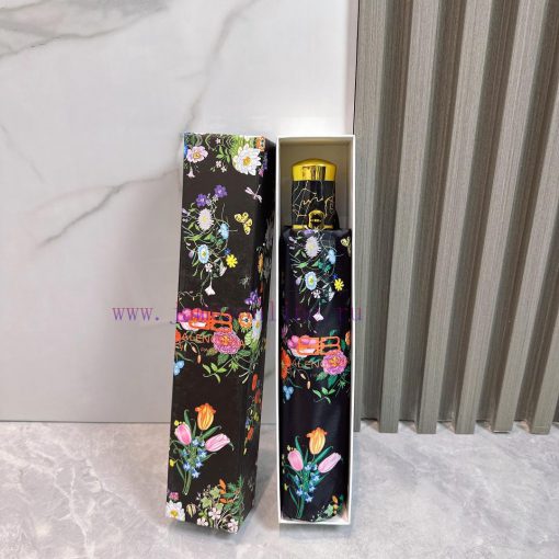 Balenciaga's 2024 Summer New Fully Automatic Folding Sunny UmbrellaBlack coating sunscreen eunf5j8lp - Image 2