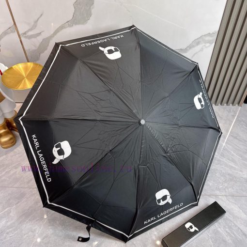 CHANEL Chanel Galeries Lafayette 2024 Summer New Fully Automatic Folding UmbrellaBlack coatiykdy9w76 - Image 10