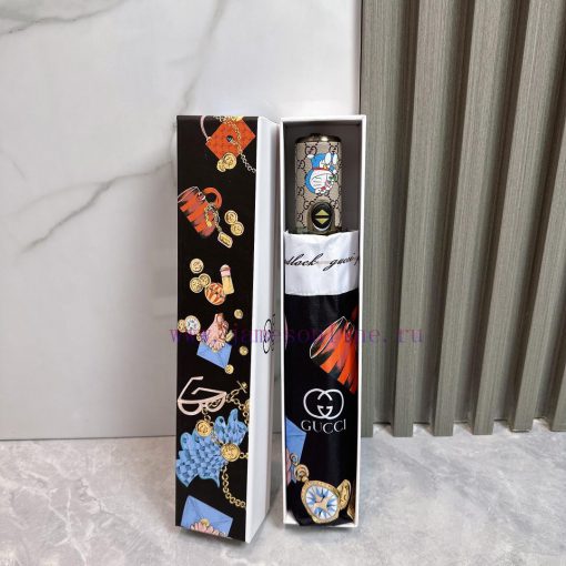 GUCCI Little Girl 2024 Summer New Folding Sunny UmbrellaBlack coating sunscreen effectively t2lw2ajf - Image 2