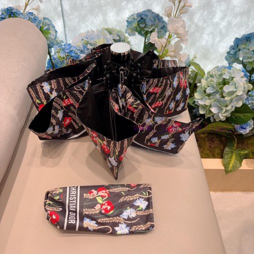 DIOR five fold hand folding umbrella with ultra light pocket only 18cm, hot selling fashion pj1bdc2a - Image 6