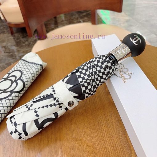 Chanel 2024 New Chanel Triple Fold Automatic Folding Umbrella Classic Hot Sale Selected Taiwz4zbrtzv