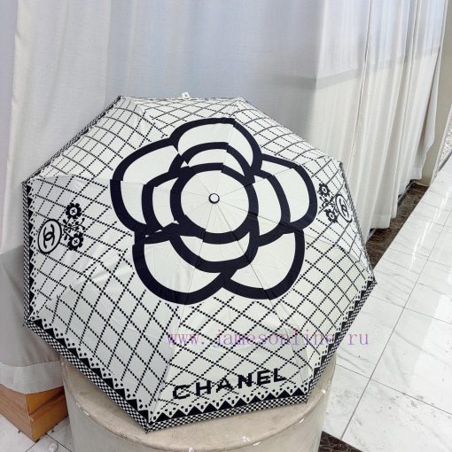 Chanel 2024 New Chanel Triple Fold Automatic Folding Umbrella Classic Hot Sale Selected Taiwz4zbrtzv - Image 5