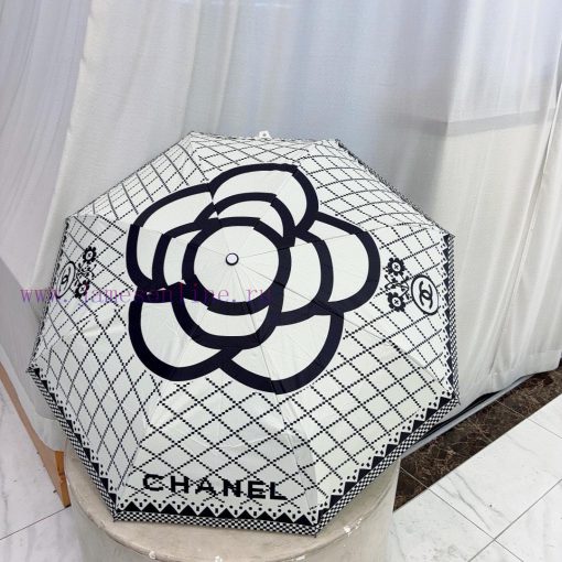 Chanel 2024 New Chanel Triple Fold Automatic Folding Umbrella Classic Hot Sale Selected Taiwz4zbrtzv - Image 6
