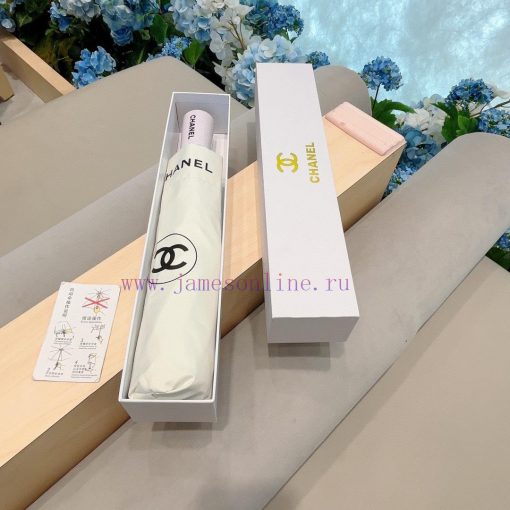 CHANEL aircraft side three fold automatic folding umbrella uses Taiwan imported UV resistanto6stxqmx
