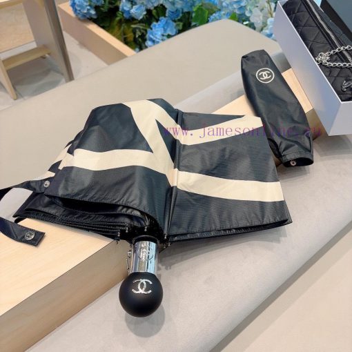 CHANEL chain bag classic Chanel triple fold splicing umbrella face automatic folding umbrellw7lmo8dn - Image 6