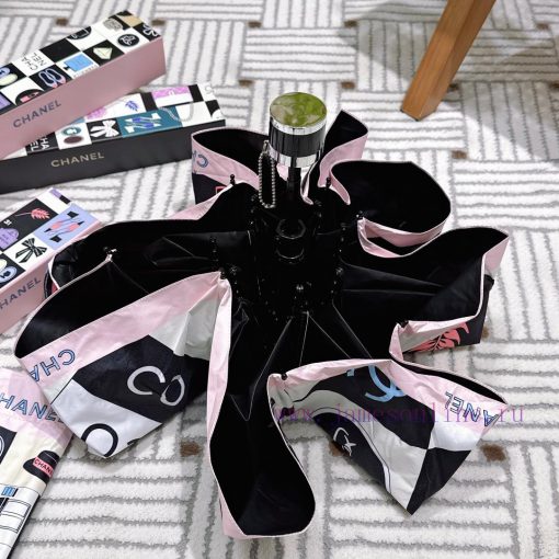 CHANEL 2024 New Top selling 50% Off Manual Folding Umbrella Made of Taiwan Imported UV Protec55bstoz - Image 6