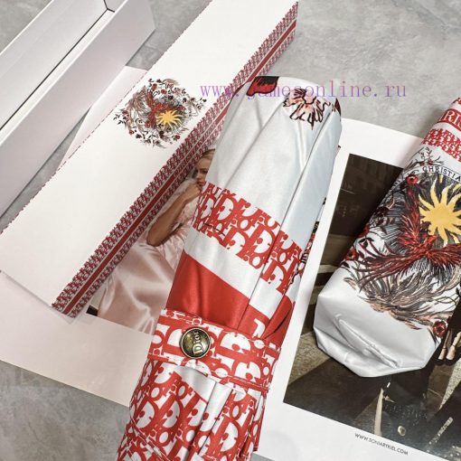 Dior Phoenix 2024 Summer New Fully Automatic Folding UmbrellaBlack coating sunscreen effectirdvu84lm - Image 3