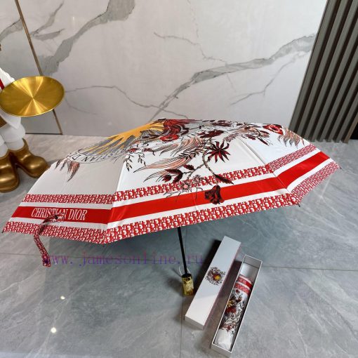 Dior Phoenix 2024 Summer New Fully Automatic Folding UmbrellaBlack coating sunscreen effectirdvu84lm - Image 8