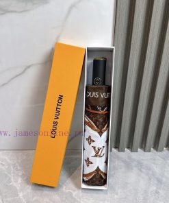 LouVuitton bag chain 2024 summer new fully automatic folding umbrellaBlack coating sunscreen53cl3xjc
