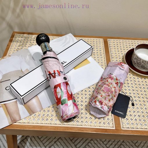 Chanel Kaleidoscope 2024 New Explosive Three fold Automatic Folding Umbrella Made of Taiwan 71ovieg3 - Image 2